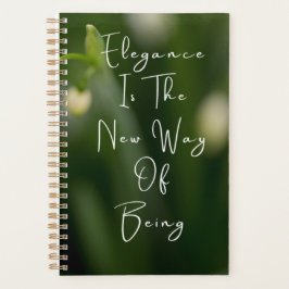 Elegance nieuwe manier om een groene planner te zi