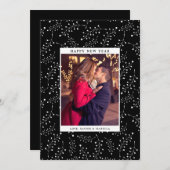 Elegance Nieuwjaar Fotovakantie Feestdagenkaart (Voorkant / Achterkant)