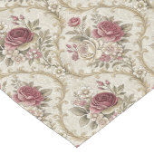 Elegance Ongerolde Bloemen Damasktafel Runner Lange Tafelloper (Hoek)