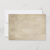  Elegance Plain Wedding RSVP-kaart RSVP Kaartje (Achterkant)