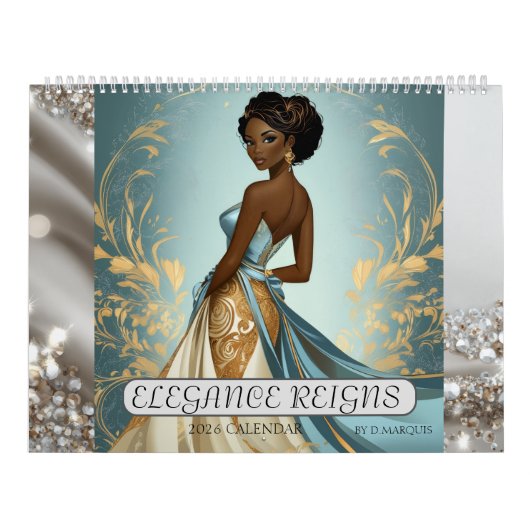  ELEGANCE REIGNS 2026 Calendar Kalender (Hoes)
