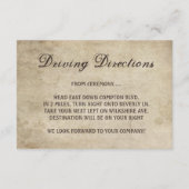 Elegance Ribbon- en Lace-opnamekaart Informatiekaartje (Achterkant)