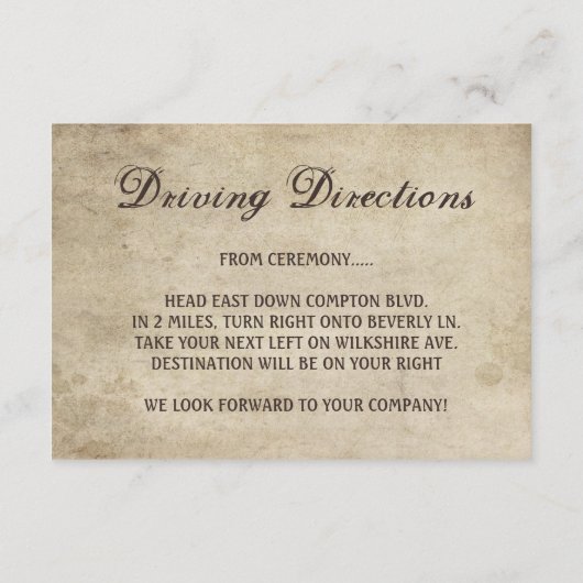  Elegance Ribbon- en Lace-opnamekaart Informatiekaartje (Achterkant)