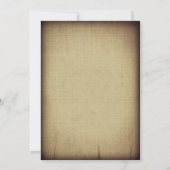  Elegance Rustic Wedding Invitations Kaart (Achterkant)