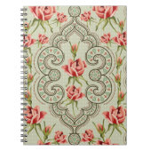 Elegance  Seamless floral background Notitieboek (Voorkant)