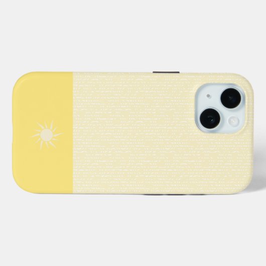 Elegance Series - Sunbeam Glow Case-Mate iPhone Case (Achterkant (horizontaal))