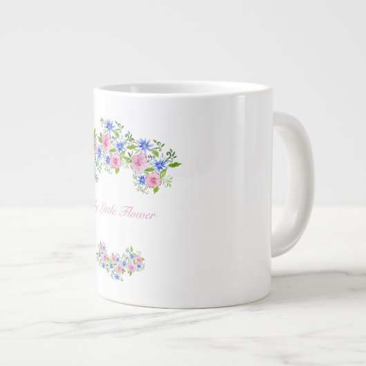 Elegance spring floral Patroon Grote Koffiekop (Voorkant rechts)