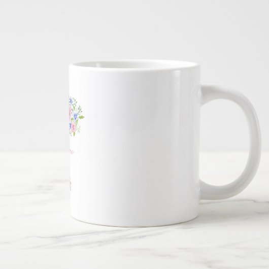 Elegance spring floral Patroon Grote Koffiekop (Rechts)