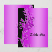 Elegance tafel nummer Kaart (Voorkant / Achterkant)