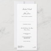 Elegance - Uitnodiging (Achterkant)