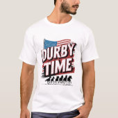 Elegance Unleashed: Derby Time Event Logo T-shirt (Voorkant)