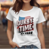 Elegance Unleashed: Derby Time Event Logo T-shirt