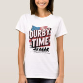 Elegance Unleashed: Derby Time Event Logo T-shirt (Voorkant)