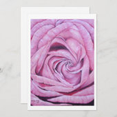 Elegance wenskaart bedankkaart (Voorkant / Achterkant)