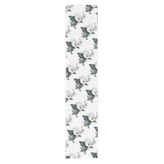  Elegance White Calla Lily Table Runner Korte Tafelloper (Voorkant)
