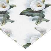 Elegance White Calla Lily Table Runner Korte Tafelloper (Hoek)