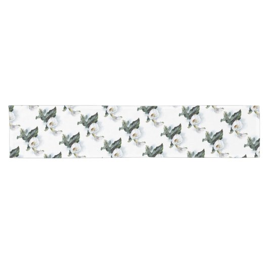  Elegance White Calla Lily Table Runner Korte Tafelloper (Horizontaal)