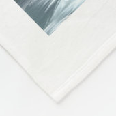 Elegance Witte Pauw en Boom Kunst Throw Bla Fleece Deken (Hoek)