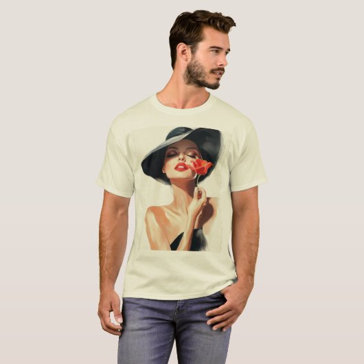 elegance, woman t-shirt (Voorkant volledig)