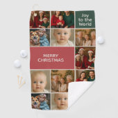 elegance xmas pastel images collage Christmas Golfhanddoek (Insitu)