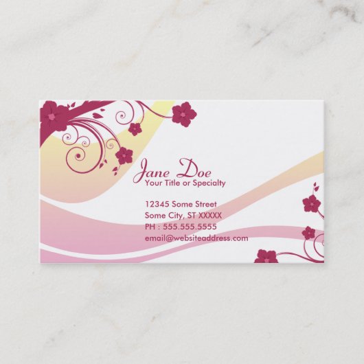 eleganceEssentials Visitekaartje (Voorkant)