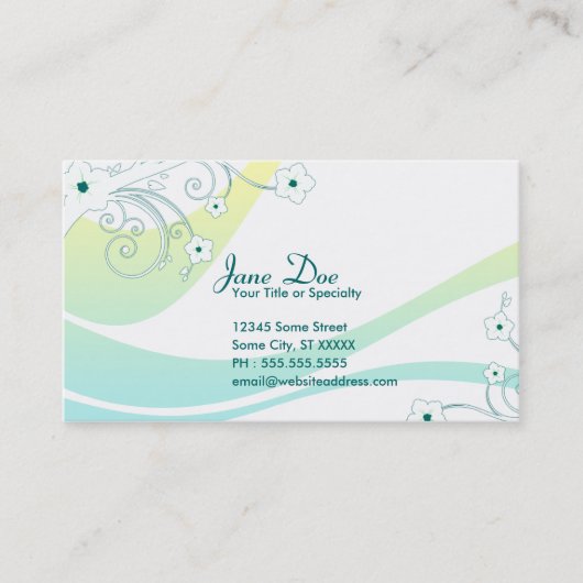 eleganceEssentials Visitekaartje (Voorkant)