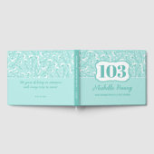Elegant 100ste verjaardag gastenboek (Volledig)