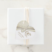 Elegant 100th Wedding Jubileum Bedankjes Labels (In situ)