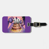 Elegant 10e Jubileum Celebration Cake Design Bagagelabel (Voorkant horizontaal)