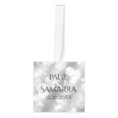 Elegant 10e Tin Bruiloft Jubileum Houten Decoratie (Voorkant)