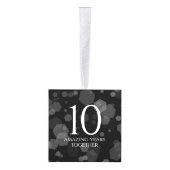 Elegant 10e Tin Bruiloft Jubileum Houten Decoratie (Rechts)