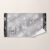 Elegant 10th Tin Wedding Jubileum Bad Handdoek (Handdoek)