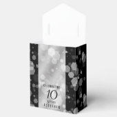 Elegant 10th Tin Wedding Jubileum Celebration Bedankdoosjes (Geopend)