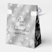 Elegant 10th Tin Wedding Jubileum Celebration Bedankdoosjes (Achterkant)