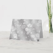 Elegant 10th Tin Wedding Jubileum Celebration Bedankkaart (Achterkant)