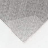 Elegant 10th Tin Wedding Jubileum Celebration Fleece Deken (Hoek)