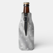 Elegant 10th Tin Wedding Jubileum Celebration Flesjeskoeler (Fles Achterkant)