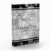 Elegant 10th Tin Wedding Jubileum Celebration Fotoblokken (Links)