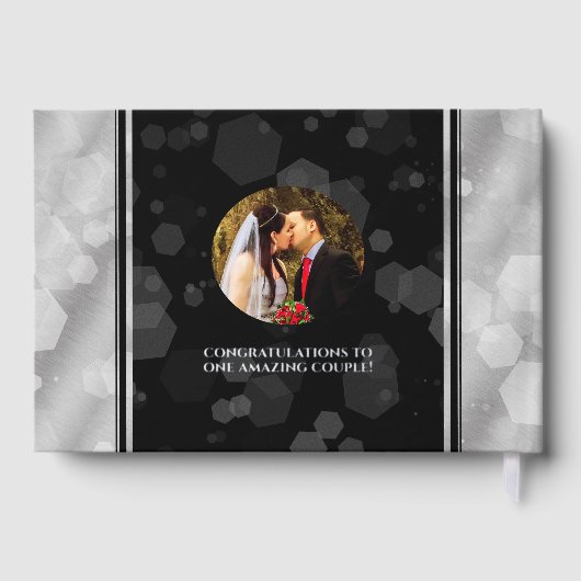 Elegant 10th Tin Wedding Jubileum Celebration Gastenboek (Achterkant)