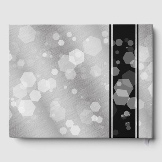 Elegant 10th Tin Wedding Jubileum Celebration Gastenboek (Achterkant)