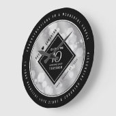 Elegant 10th Tin Wedding Jubileum Celebration Grote Klok (Hoek)