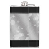 Elegant 10th Tin Wedding Jubileum Celebration Heupfles (Achterkant)