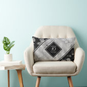 Elegant 10th Tin Wedding Jubileum Celebration Kussen (Stoel)