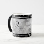 Elegant 10th Tin Wedding Jubileum Celebration Magische Mok (Voorkant links)