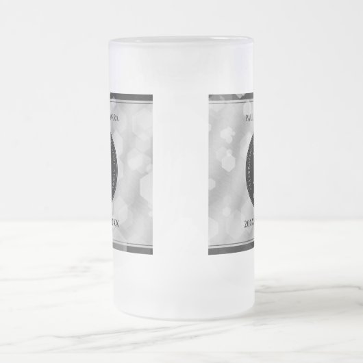 Elegant 10th Tin Wedding Jubileum Celebration Matglas Bierpul (Center)