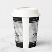 Elegant 10th Tin Wedding Jubileum Celebration Papieren Bekers (Links)