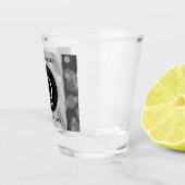 Elegant 10th Tin Wedding Jubileum Celebration Shot Glas (Rechts)