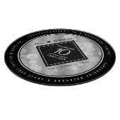 Elegant 10th Tin Wedding Jubileum Celebration Snijplank (Hoek)