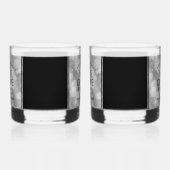 Elegant 10th Tin Wedding Jubileum Celebration Whisky Glas (Links)