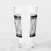 Elegant 10th Tin Wedding Jubileum Glas (Rechts)